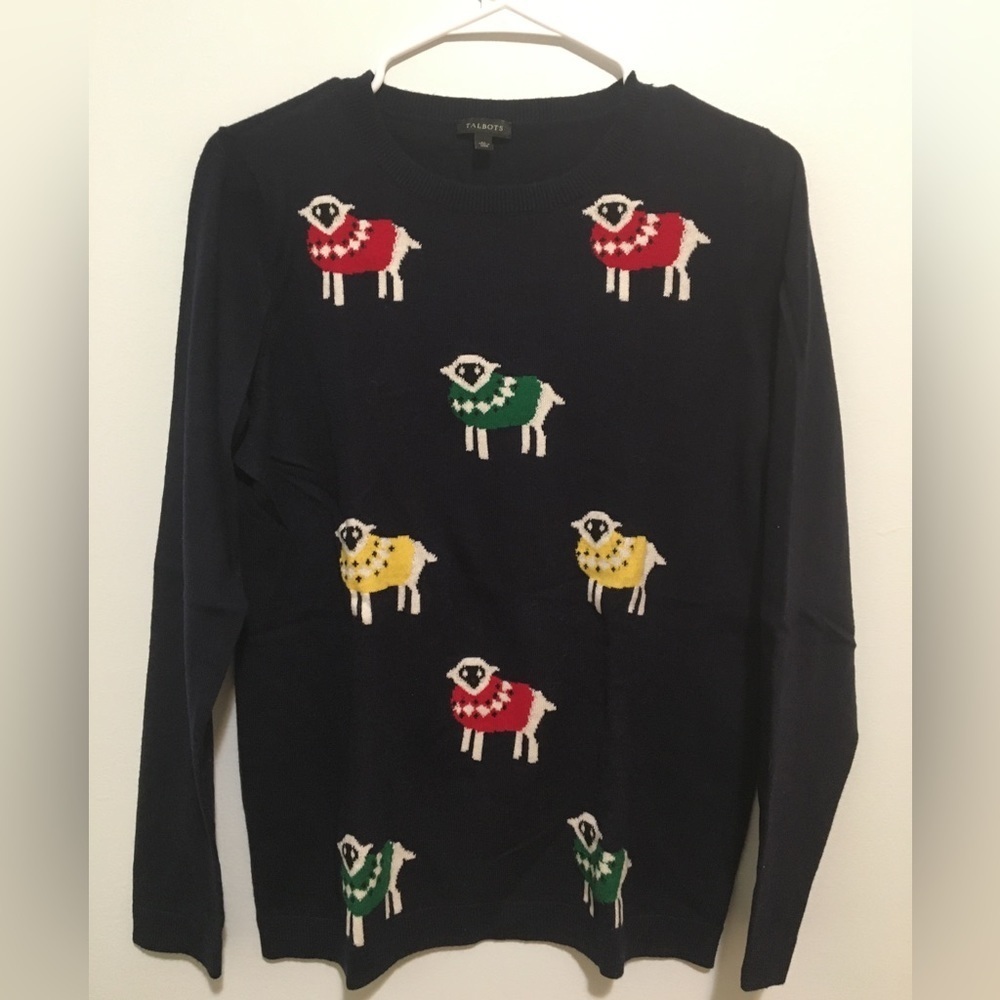 Talbots Wool Sheep Sweater p2. - Picture 11 of 13